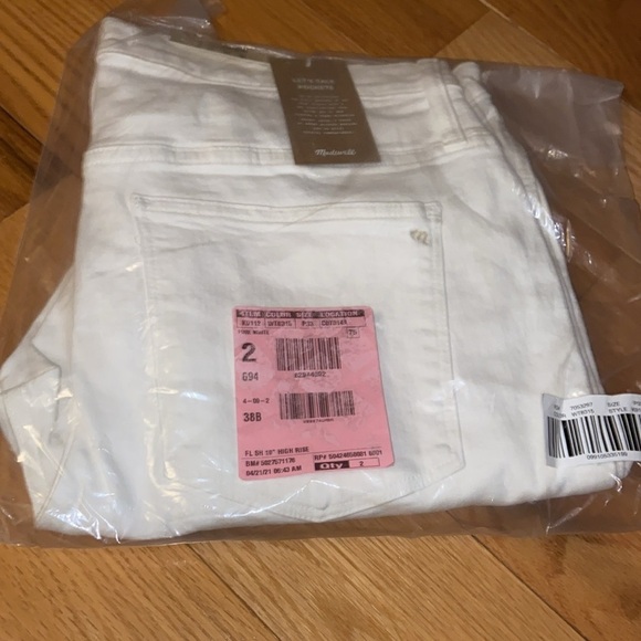 NWT Madewell high rise skinny jean with step hem, still in packaging, 33P - Picture 7 of 8